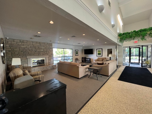 4102 Blendon Way Dr, Columbus, OH 43230 - building lobby featuring recessed lighting