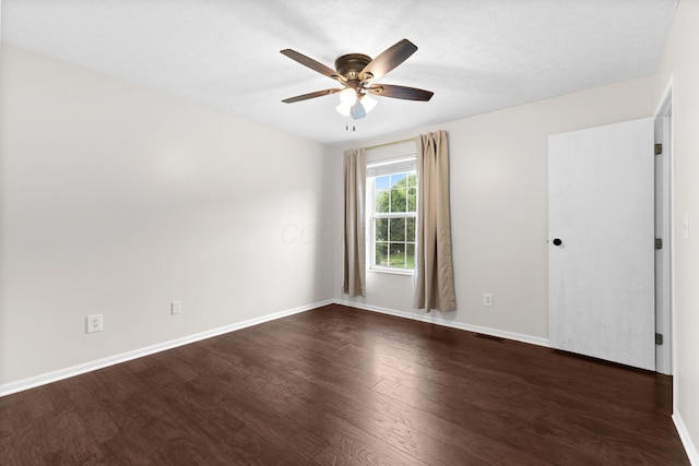 4102 Blendon Way Dr, Columbus, OH 43230 - spare room with wood finished floors and ceiling fan
