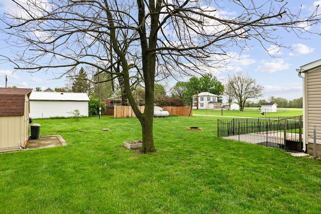 8164 Atlantic St, Caledonia, OH 43314 - view of yard featuring a storage shed and an outbuilding