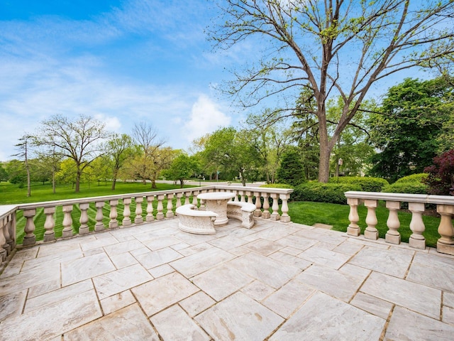 10 Park Dr, Columbus, OH 43209 - view of patio featuring view of scattered trees