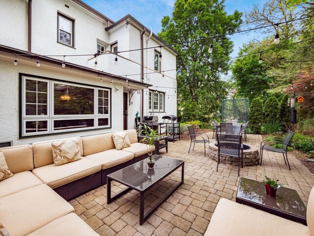 10 Park Dr, Columbus, OH 43209 - view of patio / terrace featuring outdoor dining area and an outdoor hangout area