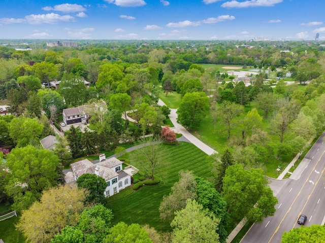 10 Park Dr, Columbus, OH 43209 - bird's eye view of a tree filled landscape