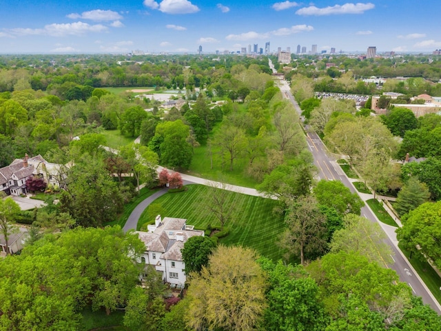 10 Park Dr, Columbus, OH 43209 - drone / aerial view of a view of skyline and a tree filled landscape