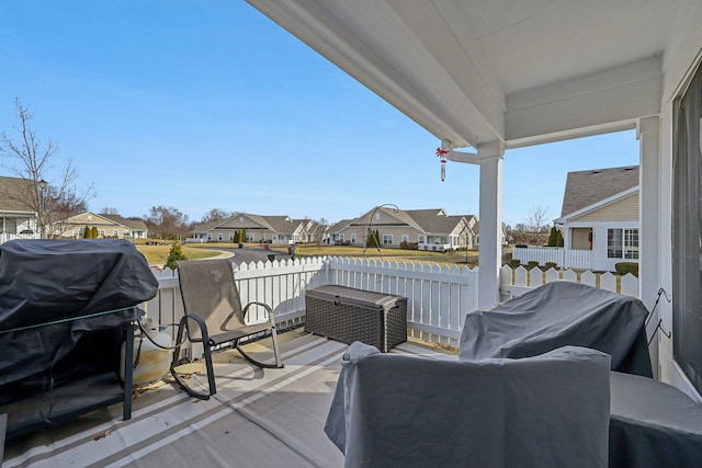 1753 Chestnut Farms Loop, Grove City, OH 43123 - deck with a residential view and area for grilling
