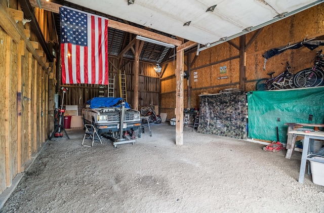 6010 Versailles Rd, Piqua, OH 45356 - storage room with a garage