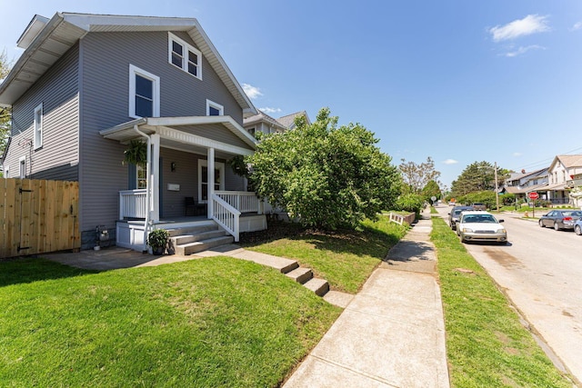 549 Hanford St, Columbus, OH 43206 - view of front of home with a porch