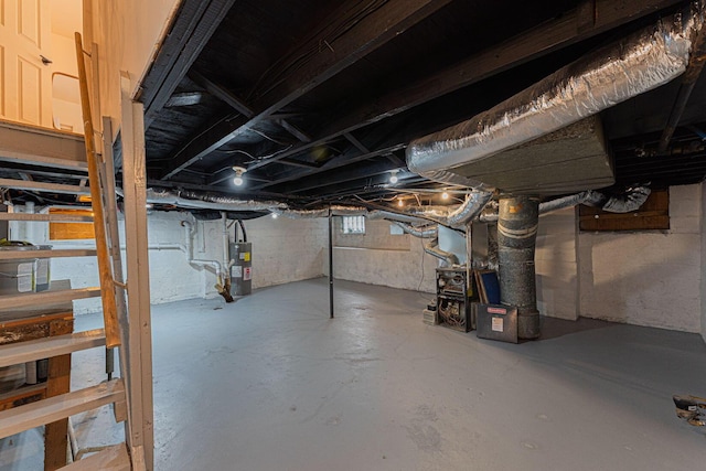 549 Hanford St, Columbus, OH 43206 - view of unfinished below grade area