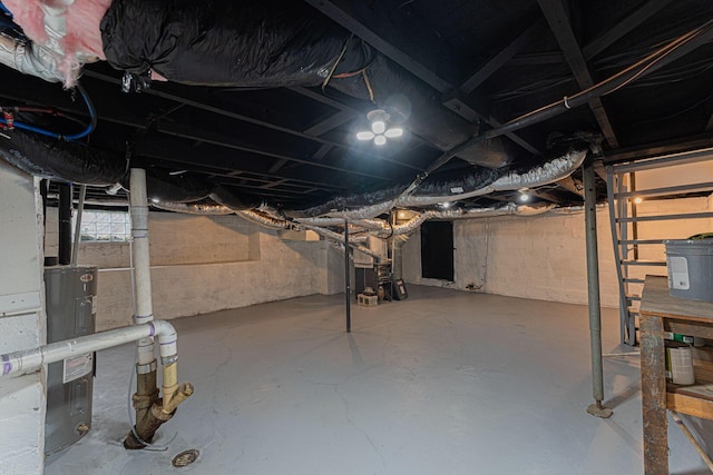 549 Hanford St, Columbus, OH 43206 - view of unfinished basement