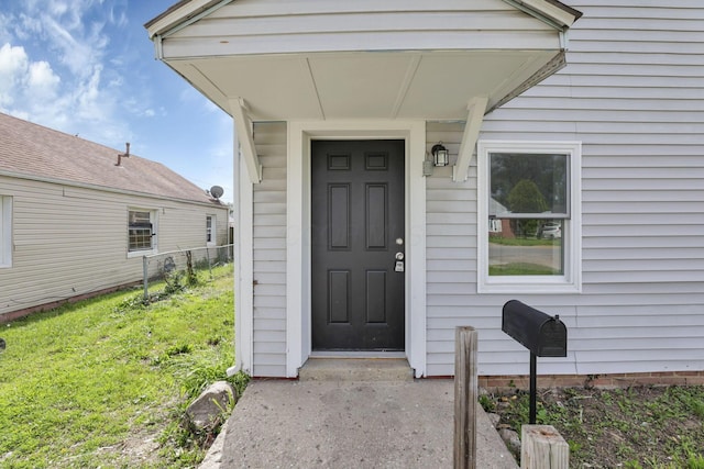 view of entrance to property