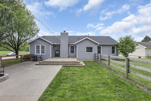 11708 Broad St, Millersport, OH 43046 - view of front facade featuring a chimney and a shingled roof