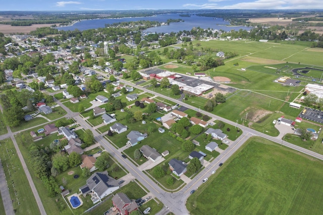 11708 Broad St, Millersport, OH 43046 - aerial view of property and surrounding area with a large body of water