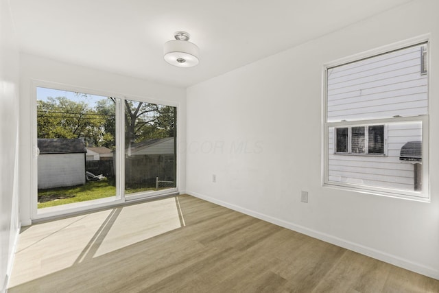 436 Nashoba Ave, Columbus, OH 43223 - unfurnished room featuring wood finished floors and baseboards