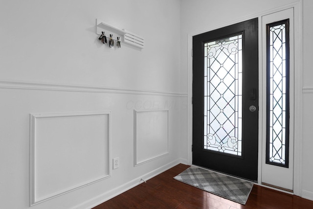 210 Carson Ct, Pickerington, OH 43147 - entrance foyer featuring dark wood-style flooring and healthy amount of natural light
