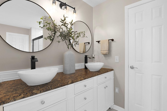 210 Carson Ct, Pickerington, OH 43147 - bathroom featuring double vanity