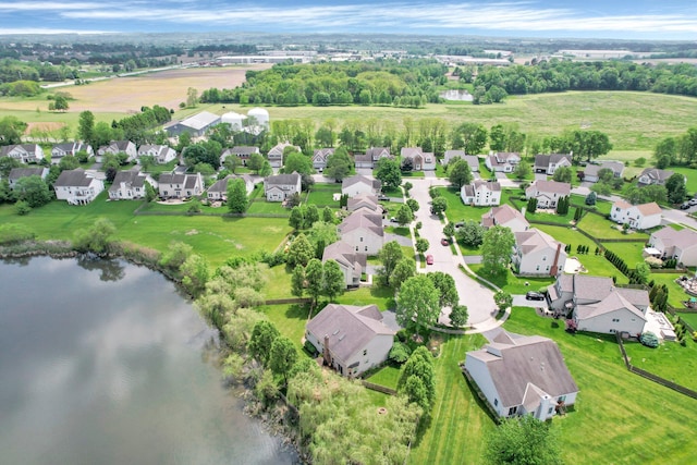 210 Carson Ct, Pickerington, OH 43147 - aerial overview of property's location with a nearby body of water and nearby suburban area
