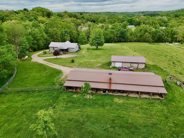 2215 Township Road 362 SE, Junction City, OH 43748 - aerial view of property and surrounding area with a forest