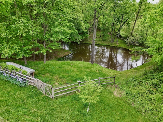 2215 Township Road 362 SE, Junction City, OH 43748 - view of yard with a water view and fence