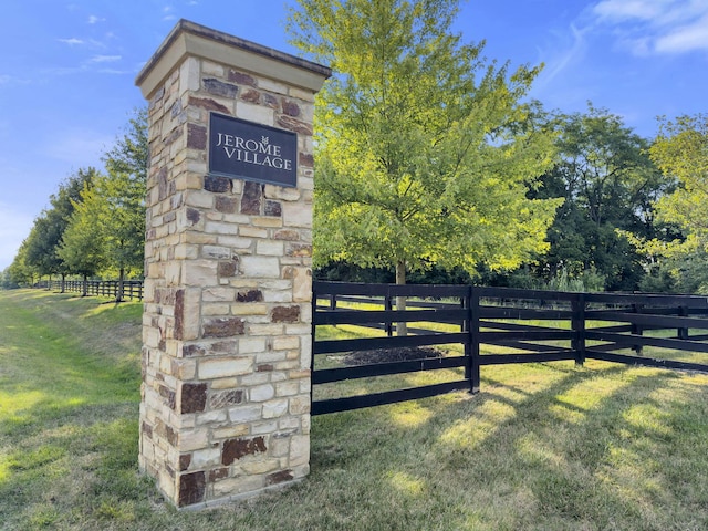exterior view of fence
