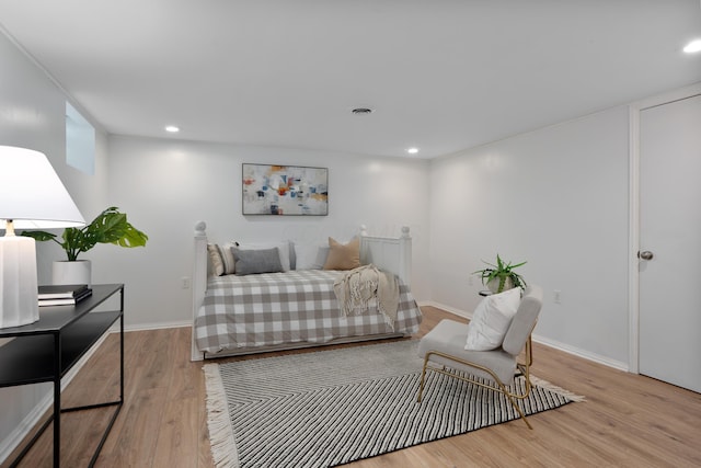 1809 NW Ct Unit E, Columbus, OH 43212 - bedroom featuring wood finished floors and recessed lighting