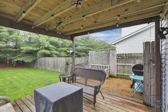 4292 Nipigon Dr, Columbus, OH 43207 - view of wooden deck