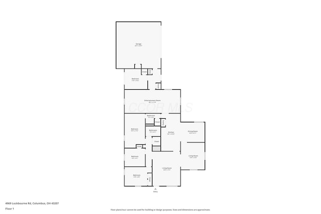 4969 Lockbourne Rd, Columbus, OH 43207 - home floor plan