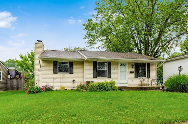 3408 Dahlgreen Dr, Westerville, OH 43081 - single story home featuring a chimney and covered porch
