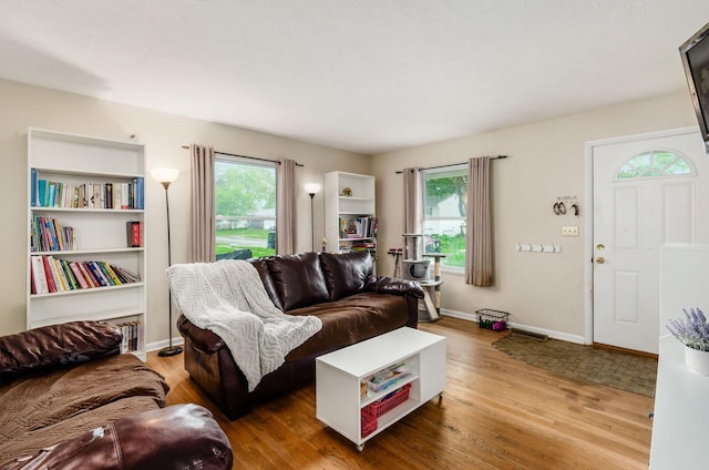 3408 Dahlgreen Dr, Westerville, OH 43081 - living room with wood finished floors and baseboards