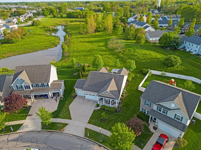 700 Ferguson Ave, Delaware, OH 43015 - aerial perspective of suburban area featuring a nearby body of water