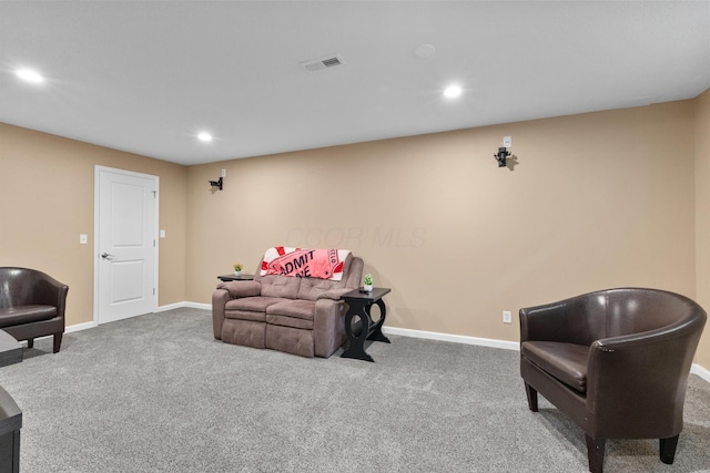 700 Ferguson Ave, Delaware, OH 43015 - sitting room with carpet floors, recessed lighting, and baseboards