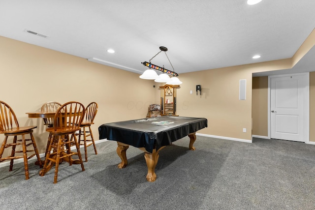 700 Ferguson Ave, Delaware, OH 43015 - playroom featuring recessed lighting, baseboards, carpet floors, and billiards