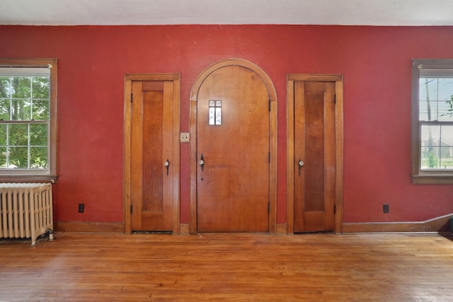 5 Baltimore Somerset Rd NE, Baltimore, OH 43105 - entryway with radiator, wood finished floors, and baseboards