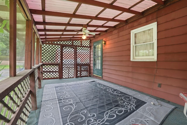 5 Baltimore Somerset Rd NE, Baltimore, OH 43105 - wooden terrace featuring ceiling fan