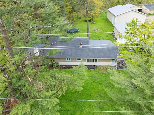 6810 Barrett Rd, Geneva, OH 44041 - view from above of property