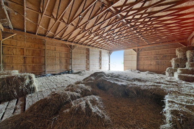 6810 Barrett Rd, Geneva, OH 44041 - unfurnished bedroom with vaulted ceiling