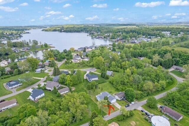 134 Hasbrouck Cir, Howard, OH 43028 - bird's eye view of a nearby body of water