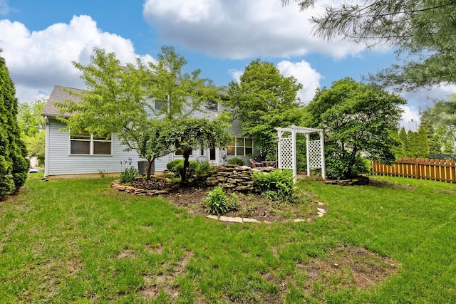 5556 Falco Dr, Westerville, OH 43081 - view of yard featuring a pergola