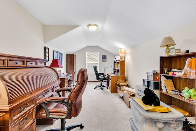 5556 Falco Dr, Westerville, OH 43081 - office with light carpet and vaulted ceiling