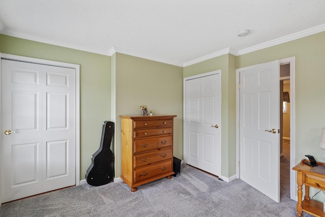 460 Lytton Way, Columbus, OH 43230 - bedroom featuring ornamental molding, carpet floors, and baseboards