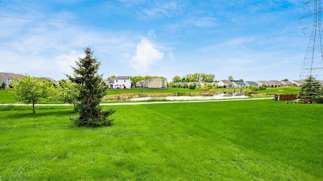 776 Brevard Cir, Pickerington, OH 43147 - view of home's community with a residential view, a yard, and a water view