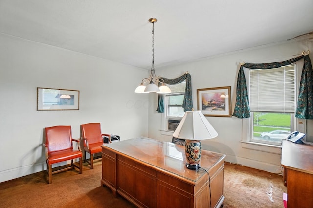 699 S Front St, Columbus, OH 43206 - office area with light colored carpet and baseboards