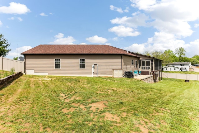 1885 Greenbriar Way, Nashport, OH 43830 - back of house with a sunroom