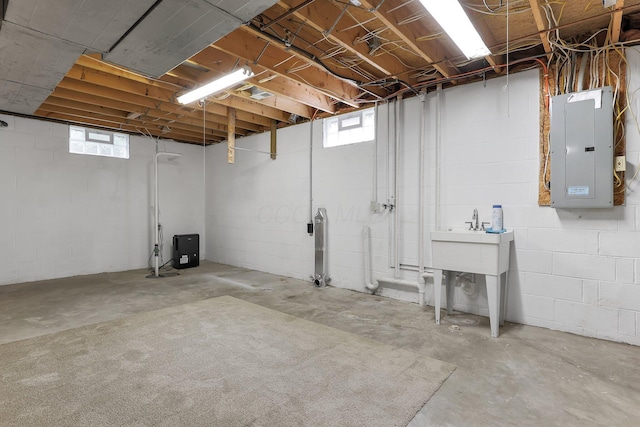 113 Bridgeport Way, Delaware, OH 43015 - basement with electric panel and healthy amount of natural light