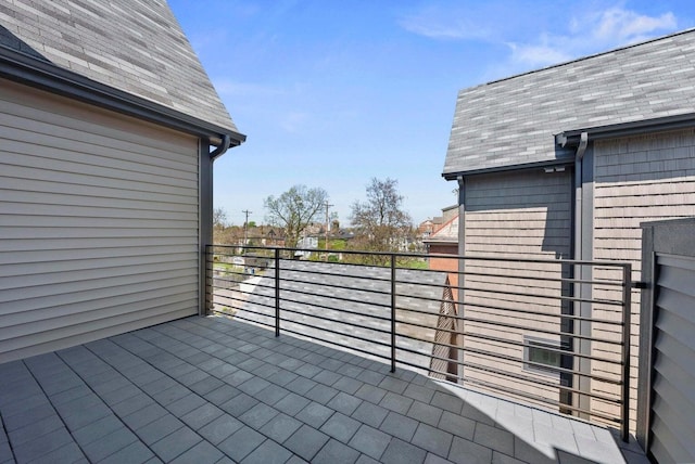 1106 Oak St Unit 12, Columbus, OH 43205 - view of patio / terrace with a balcony