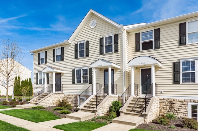 5958 Central College Rd, New Albany, OH 43054 - view of townhome / multi-family property