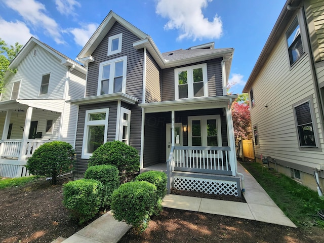 436 W 2nd Ave, Columbus, OH 43201 - view of front of house featuring a porch