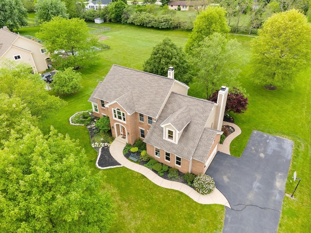 5098 Cascade Dr, Powell, OH 43065 - view from above of property