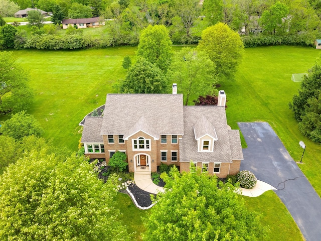 5098 Cascade Dr, Powell, OH 43065 - view from above of property featuring a tree filled landscape