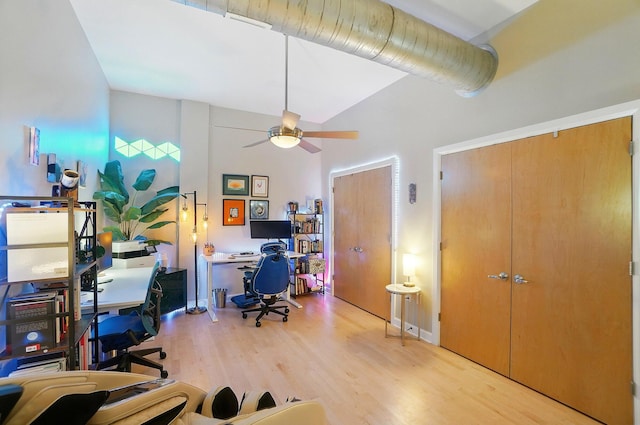 300 W Spring St Unit 515, Columbus, OH 43215 - office featuring light wood-type flooring and ceiling fan