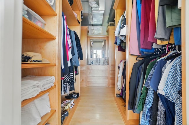 300 W Spring St Unit 515, Columbus, OH 43215 - spacious closet featuring wood finished floors