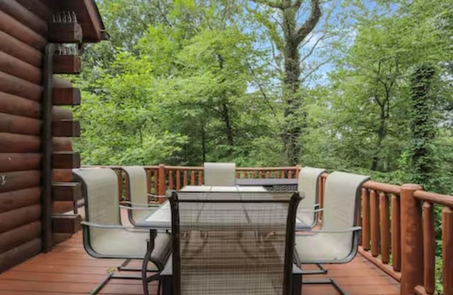 820 Pump Station Rd SE, Sugar Grove, OH 43155 - deck with outdoor dining space